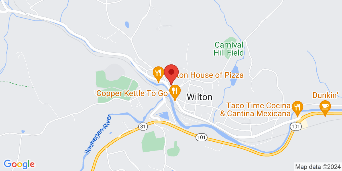 Map of Wilton Public and Gregg Free Library